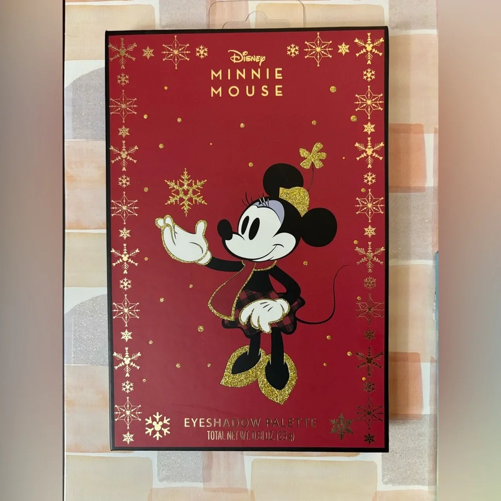 Disney Minnie Mouse & Snow White Eyeshadow Palettes - Red, Gold, Blue